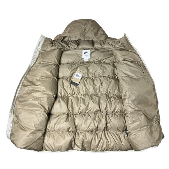Nike Windrunner Puffer Jacket Mens XXL Tan Cream Storm-Fit Insulated FB8185-247 - Picture 13 of 16
